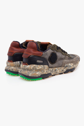 Sneaker Chacrona Premium in pelle e camoscio - 3