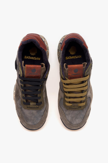 Sneaker Chacrona Premium in pelle e camoscio - 5