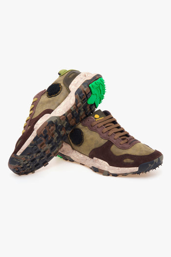 Sneaker Chacrona Premium in pelle e camoscio - 4