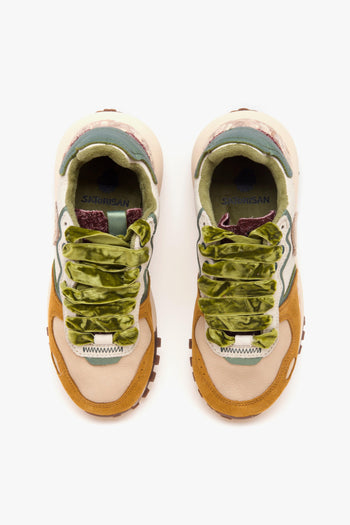 Sneaker Chacrona Metta Premium in pelle e camoscio - 5