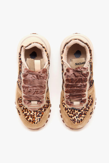 Sneaker Chacrona Metta Premium in cavallino maculato e camoscio - 5