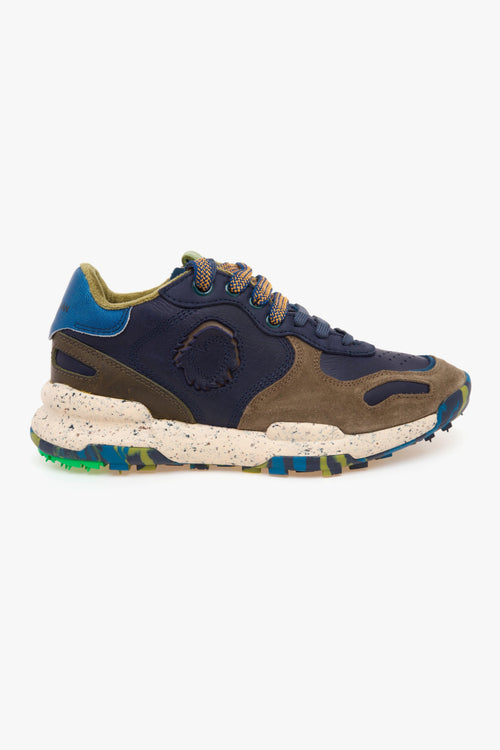 Sneaker Chacrona Pull-Up in pelle e camoscio