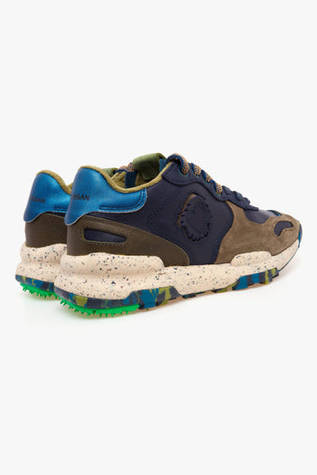 Sneaker Chacrona Pull-Up in pelle e camoscio - 3