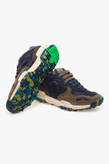 Sneaker Chacrona Pull-Up in pelle e camoscio - 4