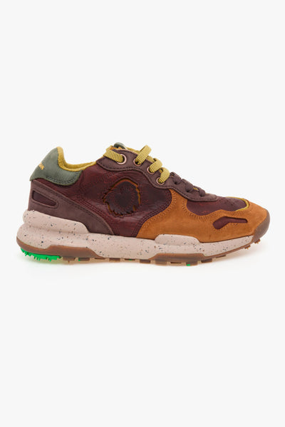 Sneaker Chacrona Pull-Up in pelle e camoscio