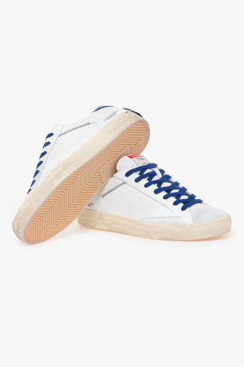 Sneaker "Distressed" in pelle e camoscio - 4