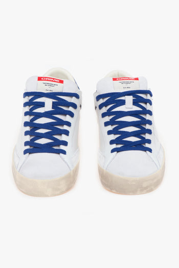 Sneaker "Distressed" in pelle e camoscio - 5