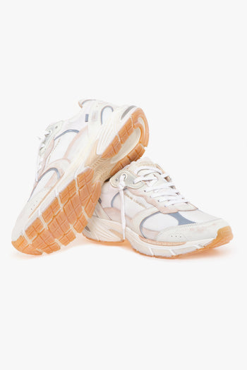 Sneaker "Fugitive" in pelle vintage e tessuto - 4