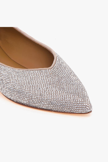 Ballerina . in tessuto con strass - 4