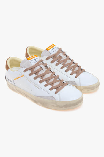 Sneaker Distressed in pelle e camoscio - 2