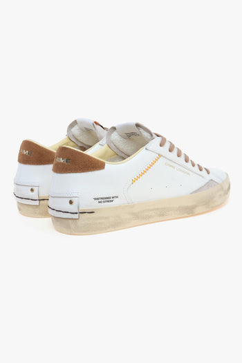Sneaker Distressed in pelle e camoscio - 3