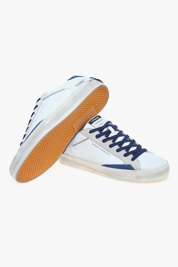 Sneaker Distresses in pelle e camoscio - 4