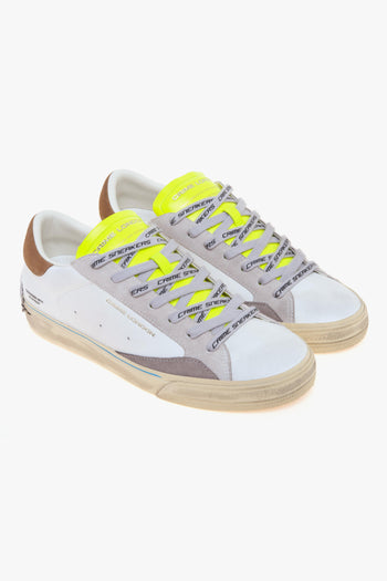 Sneaker Distressed 2.0 in pelle e camoscio - 2