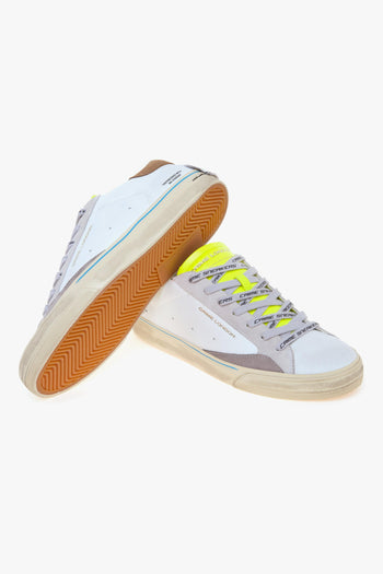 Sneaker Distressed 2.0 in pelle e camoscio - 4
