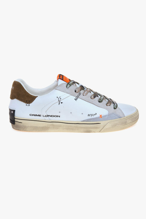 Sneaker Deconstructed in pelle e camoscio