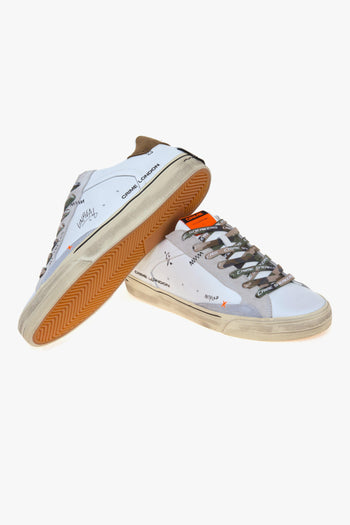 Sneaker Deconstructed in pelle e camoscio - 4