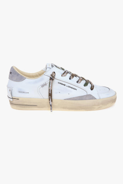 Sneaker SK8 Deluxe in pelle con lacci camu