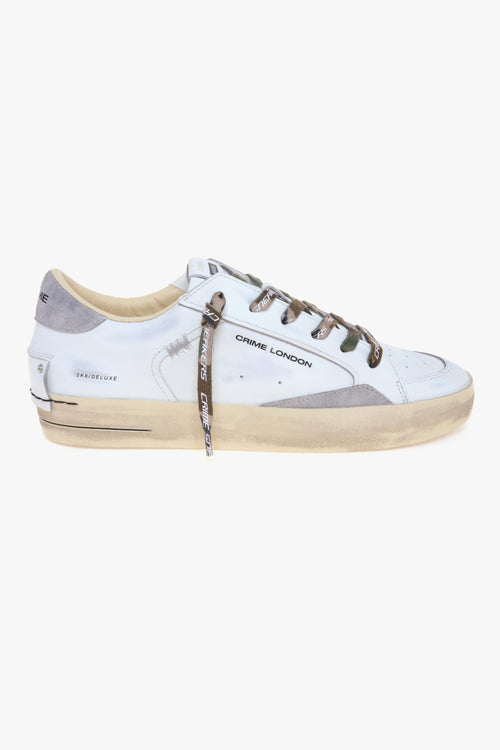 Sneaker SK8 Deluxe in pelle con lacci camu
