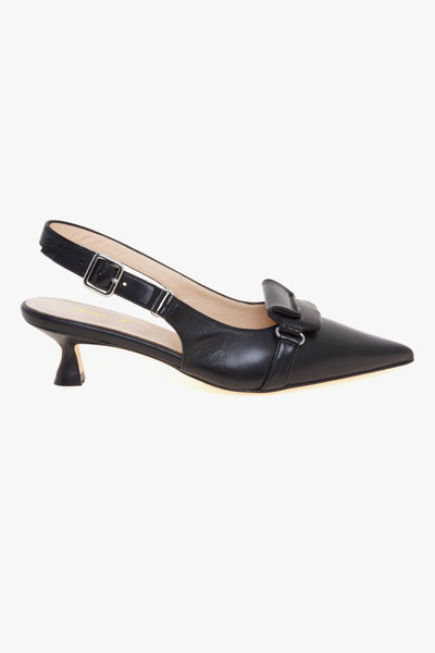 Sling-back . in nappa con tacco 45 mm