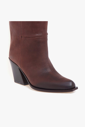 Stivale texano Vic Matiè in pelle ingrassata con tacco 80 mm - 4