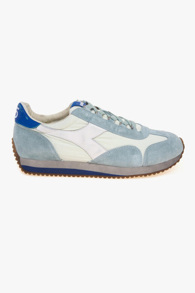 Sneaker Equipe Canvas in camoscio e tessuto stone washed