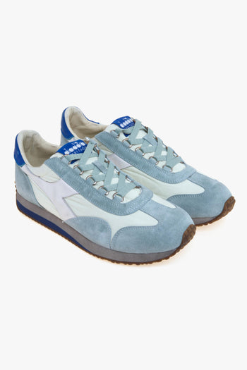 Sneaker Equipe Canvas in camoscio e tessuto stone washed - 2