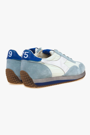 Sneaker Equipe Canvas in camoscio e tessuto stone washed - 3