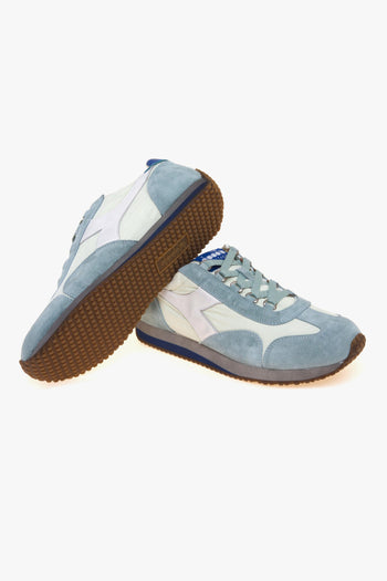 Sneaker Equipe Canvas in camoscio e tessuto stone washed - 4