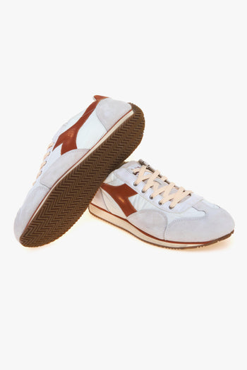 Sneaker Equipe Vela in camoscio e tessuto stone washed - 4