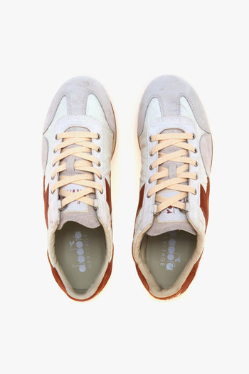 Sneaker Equipe Vela in camoscio e tessuto stone washed - 5