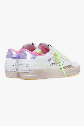 Sneaker "Skate Deluxe" in pelle e glitter - 3