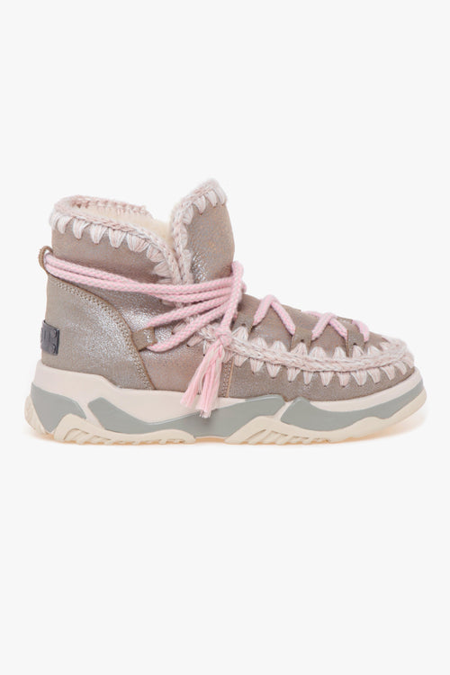 Stivaletto Eskimo Trainer Scoubedoo Lace in pelle laminata