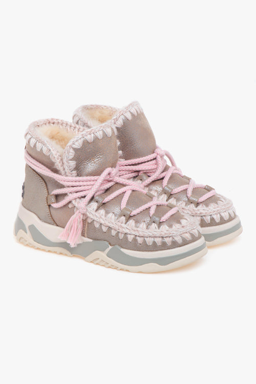 Stivaletto Eskimo Trainer Scoubedoo Lace in pelle laminata - 2