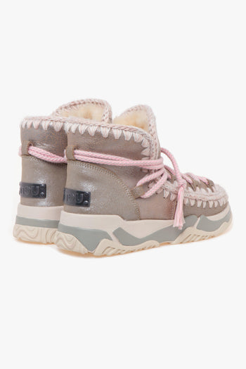 Stivaletto Eskimo Trainer Scoubedoo Lace in pelle laminata - 3