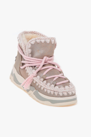 Stivaletto Eskimo Trainer Scoubedoo Lace in pelle laminata - 4