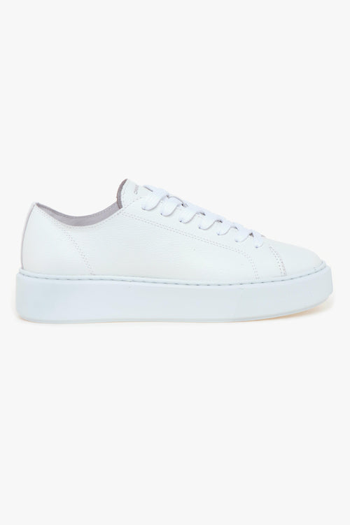 Sneaker Raw Cut in pelle