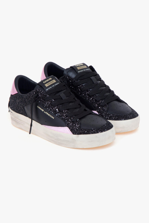 Sneaker "Skate Deluxe" in pelle e glitter - 2