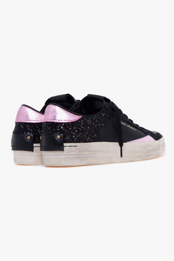 Sneaker "Skate Deluxe" in pelle e glitter - 3