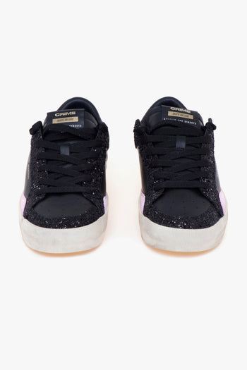 Sneaker "Skate Deluxe" in pelle e glitter - 5