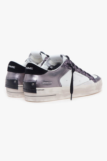 Sneaker "Skate Deluxe" in pelle e glitter - 3