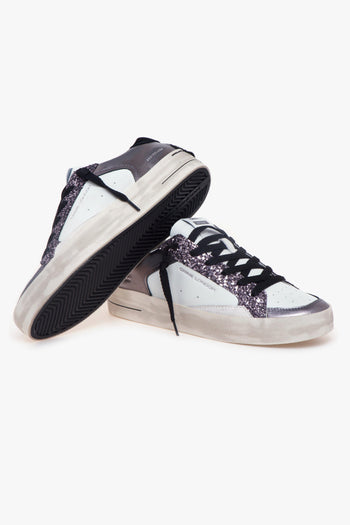 Sneaker "Skate Deluxe" in pelle e glitter - 4