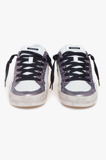Sneaker "Skate Deluxe" in pelle e glitter - 5