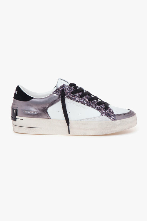 Sneaker "Skate Deluxe" in pelle e glitter