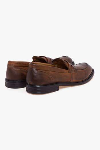 Mocassino college in pelle anticata - 3