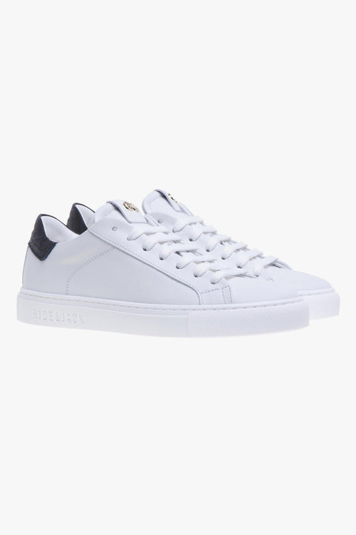 Sneaker in pelle con talloncino in cocco - 2