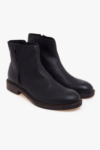 Polacchino senza lacci in pelle effetto vintage - 2