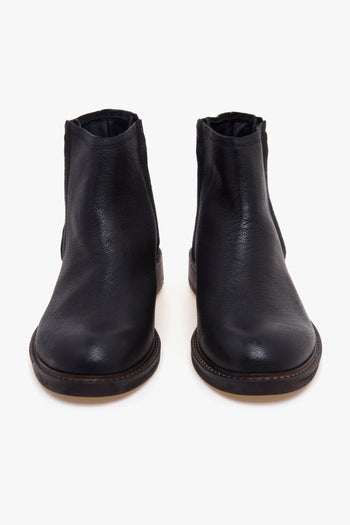 Polacchino senza lacci in pelle effetto vintage - 5