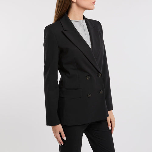 Blazer doppio petto in misto lana