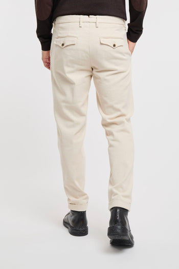 Pantalone in bull cotton con pence - 5