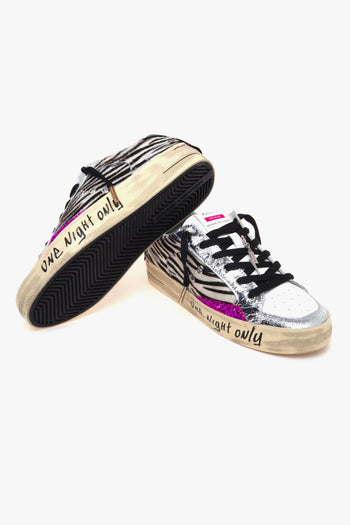 Sneaker Sk8 Deluxe in cavallino zebrato e pelle - 4